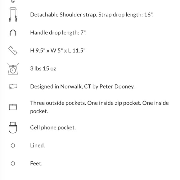 Dooney and Bourke Black Newport Tote-NWT - Picture 4 of 5